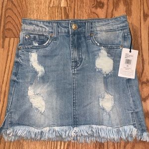 7 For All Mankind Girls High-Low Skirt